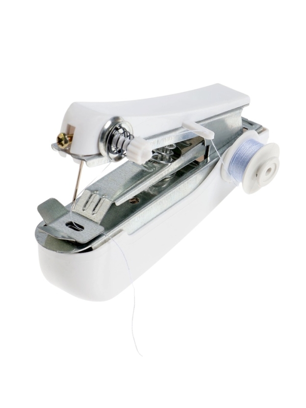 Швейная машинка LSH-09, механическая, портативная, белая