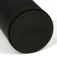 Термос &laquo;Мастер К. Герб, флаг РФ&raquo;, 500 мл, чёрный