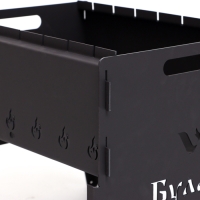 Мангал разборный  "Булава" мини, с сумкой, толщина металла 2 мм, 40 х 30 х 32 см