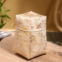 Корзинка плетеная "Аварис" 14х14х23 см