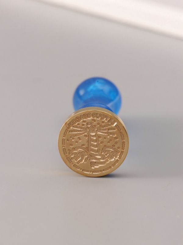 Сургучный набор "Маяк" печать, ручка, сургуч 12,5х10х3,6 см