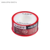 Лента ФУМ ЛОМ 19 мм &times; 0.2 мм &times; 15 м