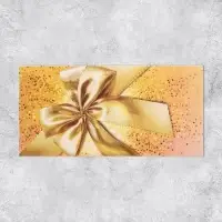 Конверт для денег &laquo;Золотой бант&raquo;,16.5 &times; 8 см