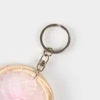 Брелок "Ловец снов" 17 см, цв. розовый