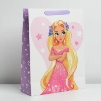 Пакет подарочный ламинированный вертикальный, упаковка, &laquo;Принцесса&raquo;, L 31 х 40 х 11,5 см