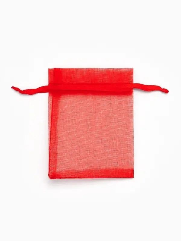 Набор подарочных мешочков 100шт. , 7*9, цвет красный (1716471)