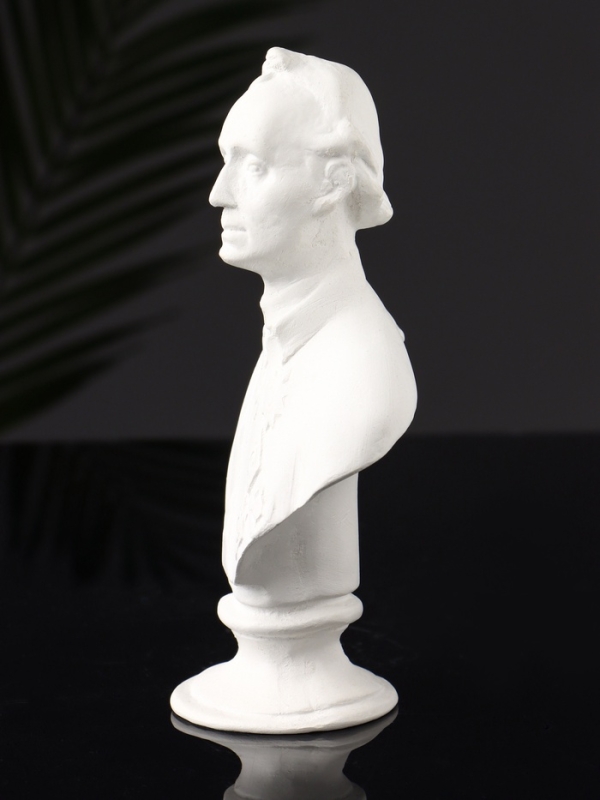 Набор бюстов на подносе, 20х10х15 см, белый