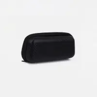 Футляр для очков на молнии, длина 16 см, цвет чёрный