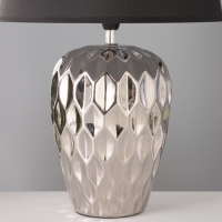 Настольная лампа "Лерой" 1х15Вт Е14 серебро 30х30х45см