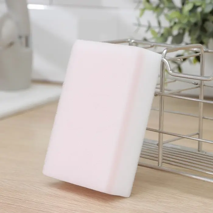 Губка меламиновая для удаления пятен, с поролоновым слоем, 11&times;7&times;3 см