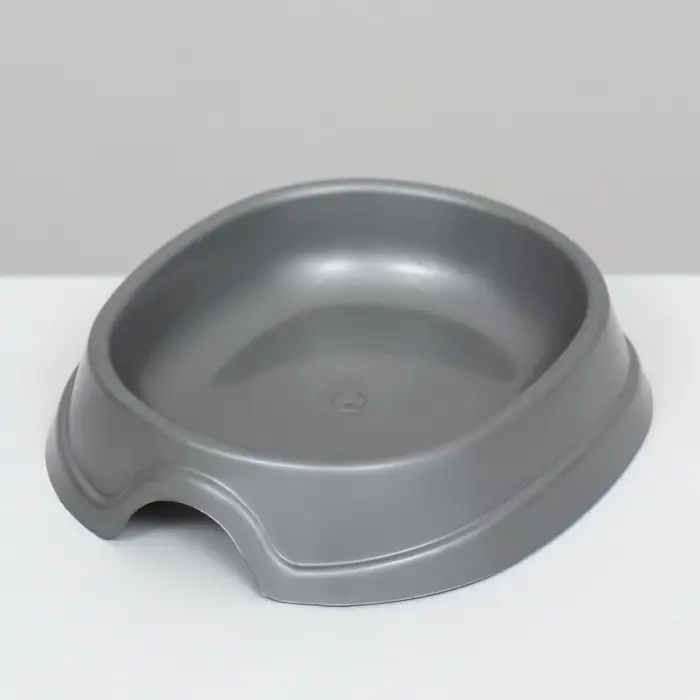 Миска №1 "Нулевка" 200 мл, 13,5 х 12,5 х 3 см, серебро