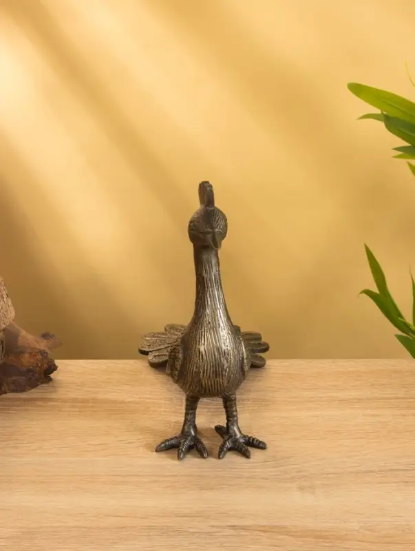 Сувенир &laquo;Павлин&raquo;, 28&times;12&times;21 см, алюминий