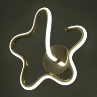 Бра Valentina 14Вт LED 4000-6000К золото 25х25х13см