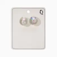 Серьги "Мыльный пузырь", цвет прозрачный