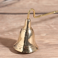 Гаситель для свечей &laquo;Завиток&raquo;, латунь, 25 см