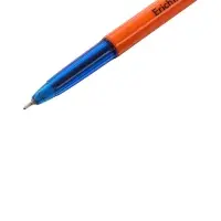Ручка шариковая ErichKrause Slender Stick Orange, Super Glide, 0.7 мм, синяя