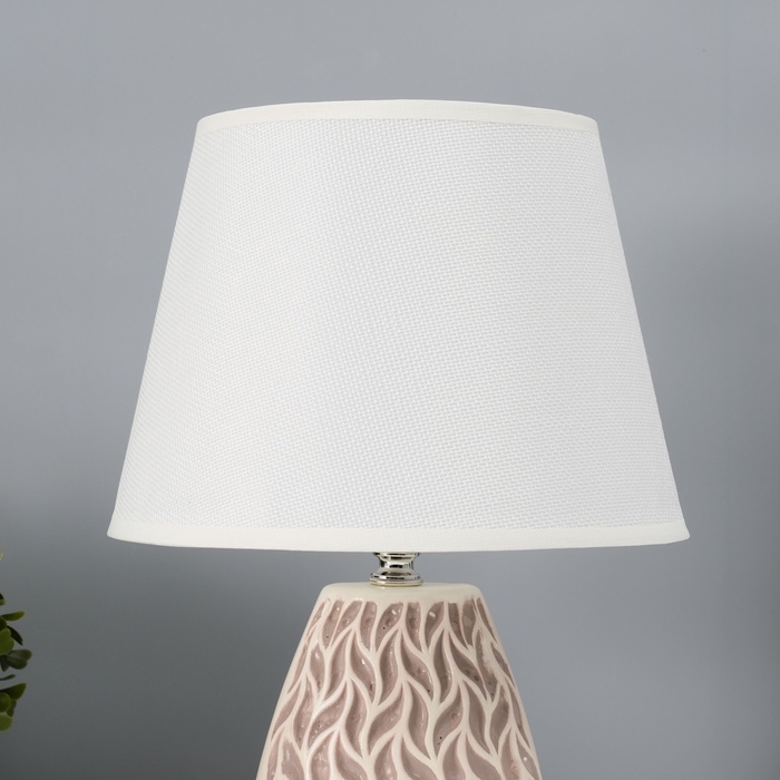 Настольная лампа с абажуром RISALUX &laquo;Риволи&raquo;, Е14, 40 Вт, 22&times;22&times;34.8 см