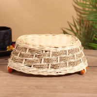 Корзина плетеная 25x19x9 см, ротанг