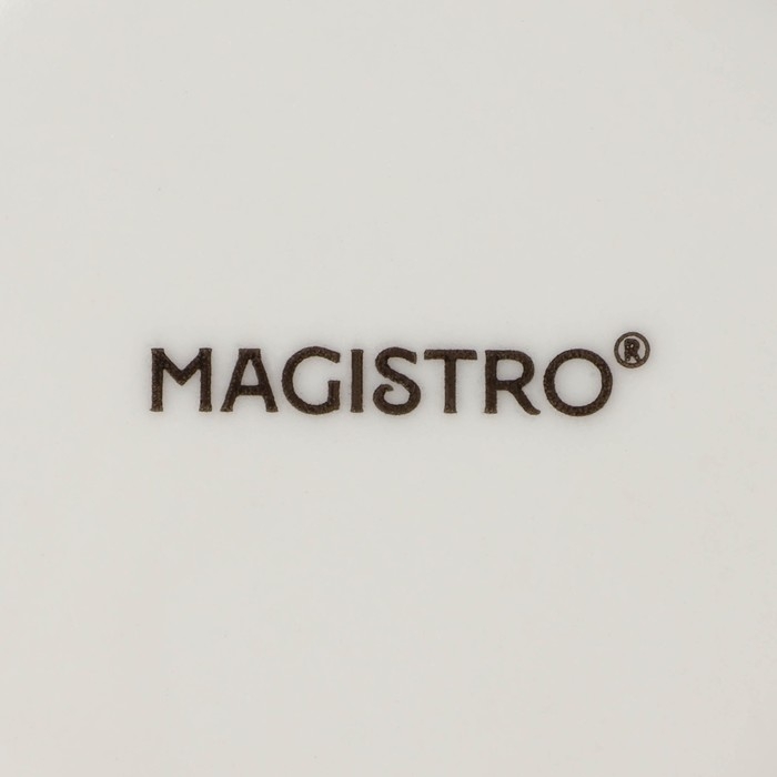 Набор тарелок обеденных фафрфоровых Magistro Real Marble, d=26 см, 2 шт