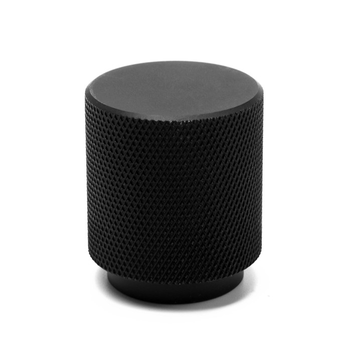 Ручка-кнопка CAPPIO PK330, d=30 мм, цвет черный, 8 шт.