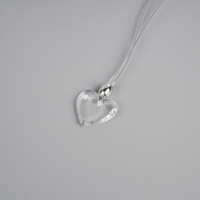 Светодиодный кулон &laquo;Сердце&raquo; 60 см, батарейки, свечение мульти (RGB)