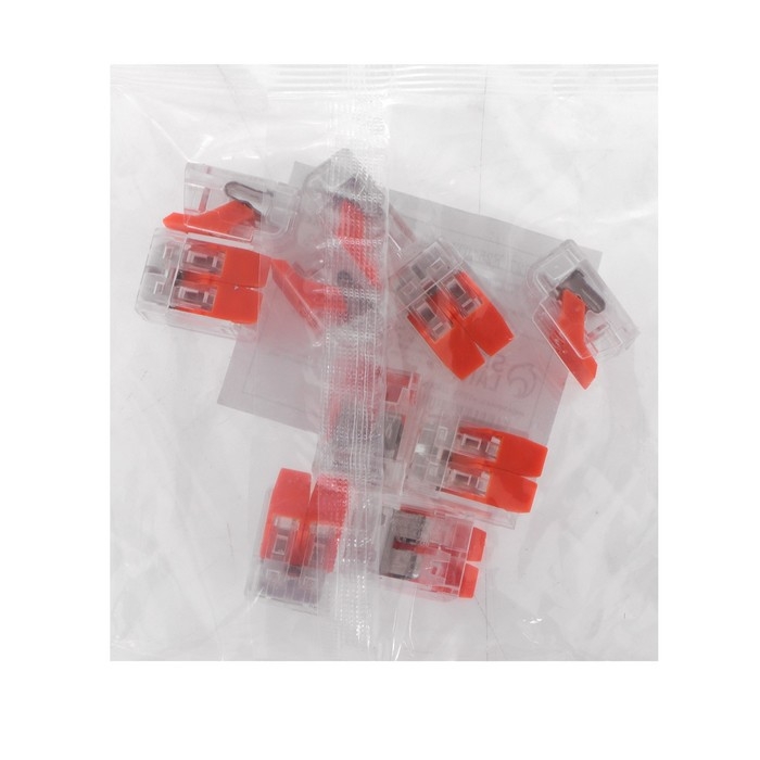 Строительно-монтажная клемма, СК-331, 32А, 0.14-4 мм2, 2 отверстия, набор 10 шт