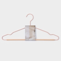 Плечики - вешалка для одежды LaDо́m Laconique, 41,5&times;22,5&times;1 см, цвет розовый