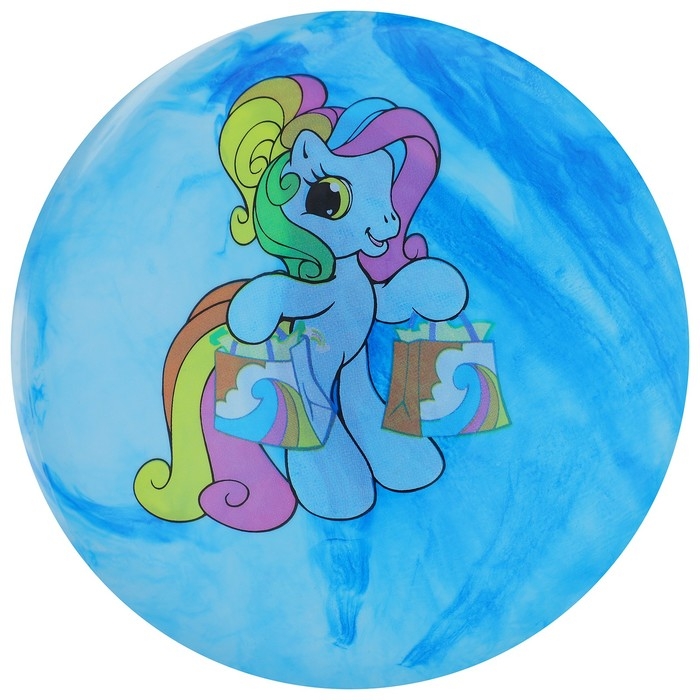 Мяч детский &laquo;Единороги&raquo;, d=22 см, 60 г, цвет МИКС