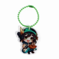 Брелок для ключей акриловый на цепочке &laquo;Девочка&raquo;, 3.8 х 9 см