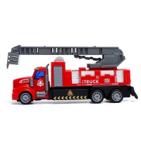 Грузовик радиоуправляемый &laquo;Пожарная служба&raquo;, свет, работает от батареек