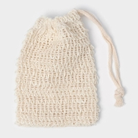 Мочалка-мешочек из сизаля Доляна, для вкладывания мыла, 10&times;14 см