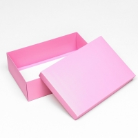 Коробка подарочная складная, упаковка, &laquo;Розовая&raquo;, 30 х 20 х 9 см