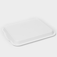 Поднос, универсальный, 25&times;29 см, цвет белый