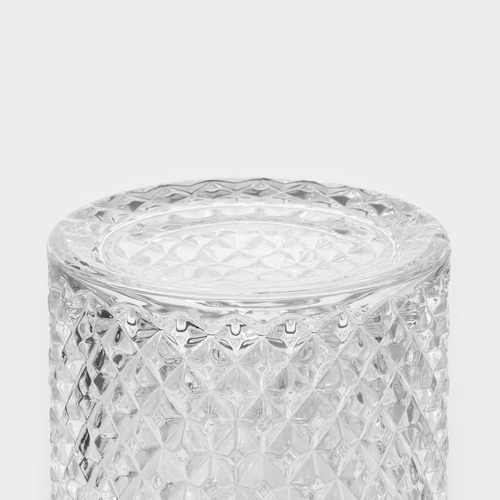 Сахарница стеклянная Доляна &laquo;Рапунцель&raquo;, 280 мл, 8,5&times;14 см