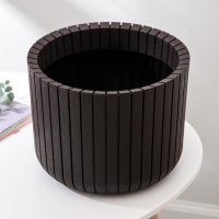 Кашпо &laquo;Шато&raquo;, 8 л, цвет коричневый ротанг