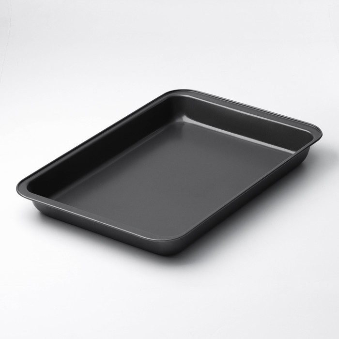 Противень Доляна &laquo;Прямоугольник. Жаклин&raquo;, 47,5&times;31,5&times;5 см, антипригарное покрытие, цвет чёрный