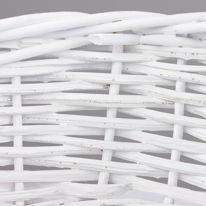 Набор корзин &laquo;Плетёнка&raquo;, 3 шт, 39&times;15/37 см, 31&times;13/31,5 см, 25&times;11/27 см, ива