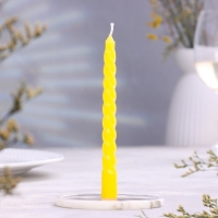 Набор свечей витых, 2 штуки, аромат лимон