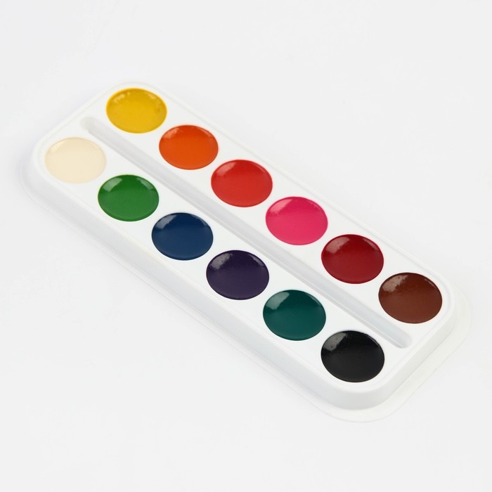 Акварель медовая &laquo;Человек-паук&raquo;, 12 цветов, в картонной коробке, без кисти