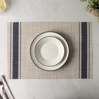 Салфетка сервировочная на стол &laquo;Две полосы&raquo;, 45&times;30 см, цвет синий