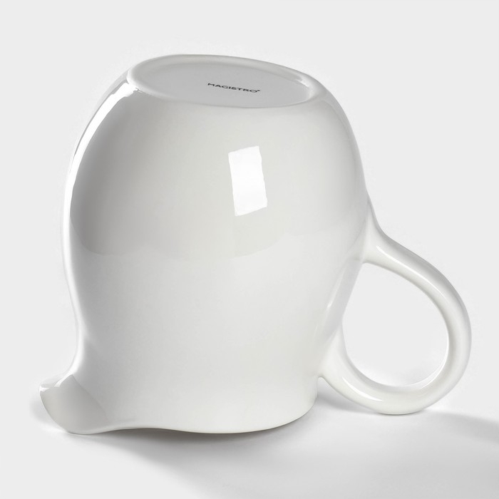 Кувшин для воды фарфоровый Magistro &laquo;Бланш&raquo;, 1,6 л, 15&times;18 см, цвет белый