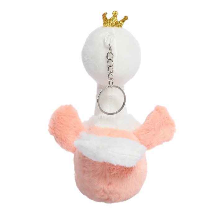 Мягкая игрушка &laquo;Лебедь&raquo;, на брелоке, цвета МИКС