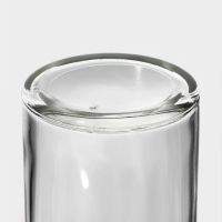 Банка стеклянная для хранения сыпучих продуктов Доляна &laquo;Галерея&raquo;, 100 мл, 6,5&times;10,6 см, с бугельным замком