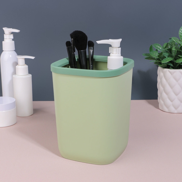 Органайзер для хранения, 1 секция, 12 &times; 12 &times; 16 см, цвет МИКС