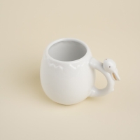 Кружка керамическая SL Home &laquo;Пасхальные кролики&raquo;, 500 мл, цвет белый