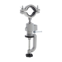 Стойка для дрели ТУНДРА, винтовой зажим, поворотный шарнир 360&deg;, d=60 мм, длина 253 мм