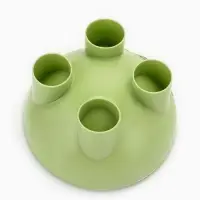 Миска высокая для животных  400 мл, зелёная