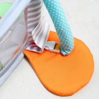 Развивающий коврик 3 в 1 &laquo;Лиса&raquo;, 68х68 см, 30 цветных шариков, 5 игрушек, Крошка Я