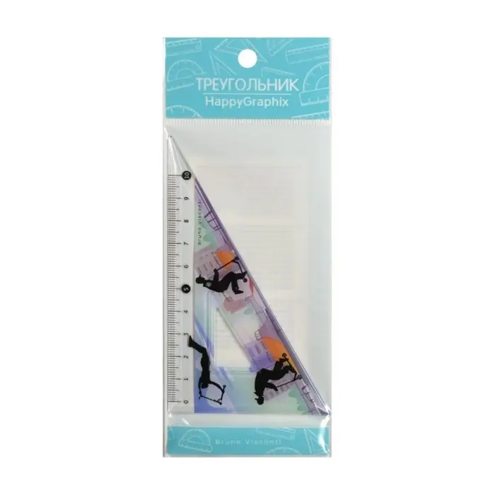 Треугольник НappyGraphix "Самокаты", 30 градусов