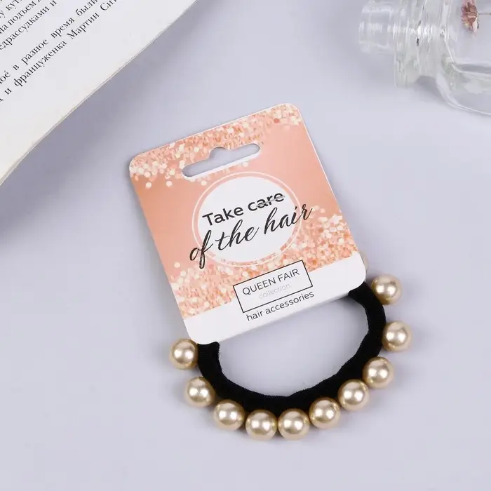 Резинка для волос "Агния" бежевый